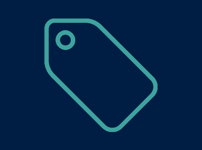 Icon of a tag.